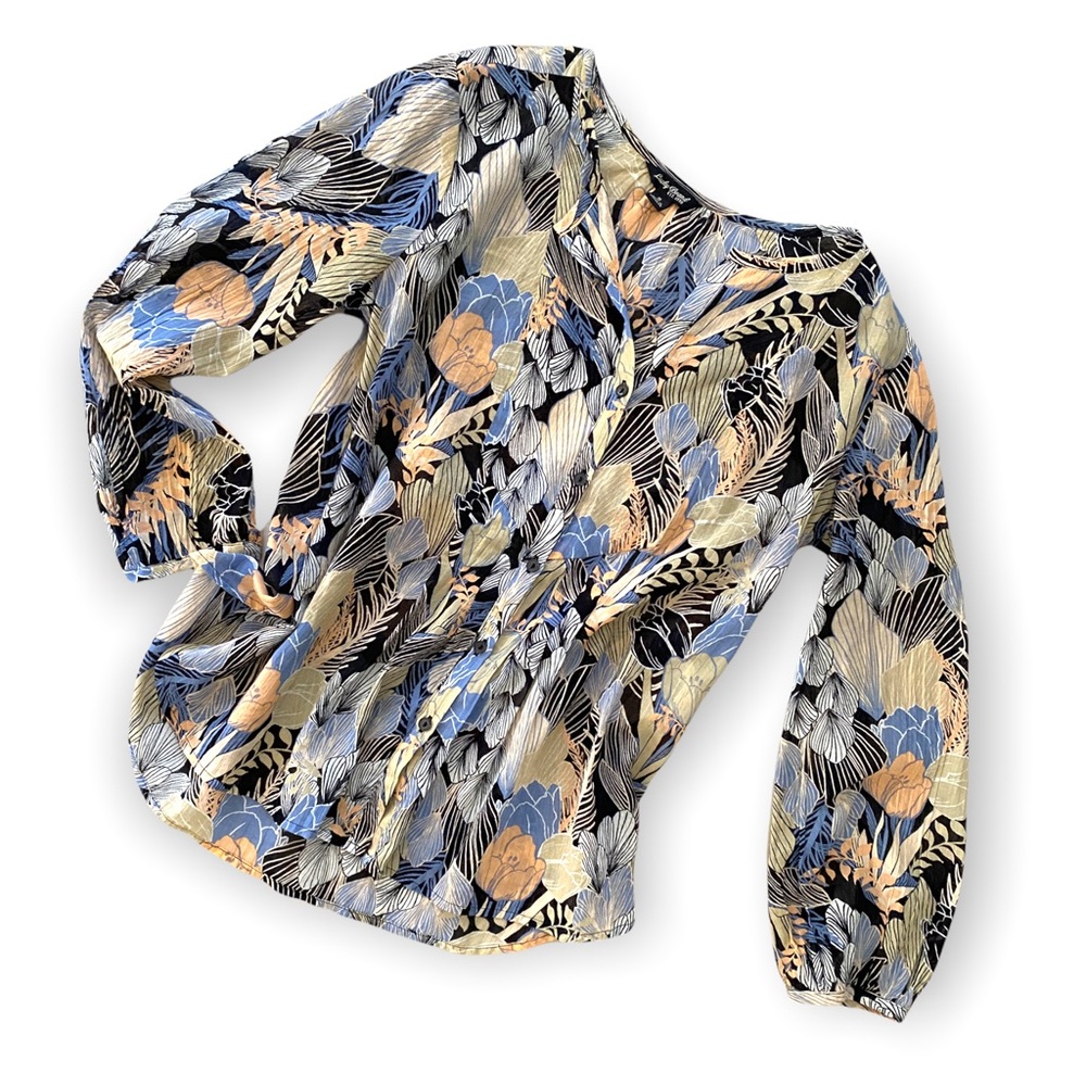 Lucky Brand Multicolor Floral Blouse